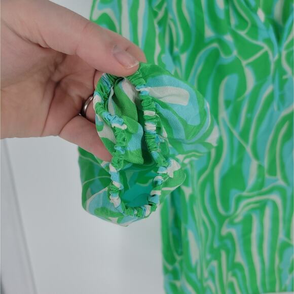 Lilly Pulitzer Finders Keepers Silk Sarabeth Blouse S - Picture 5 of 10